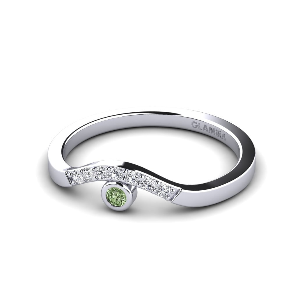 Grüner Diamant Ring Brew