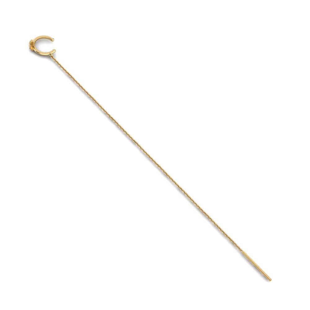 9ct Yellow Gold Yellow Diamond Women's Earring Brezza