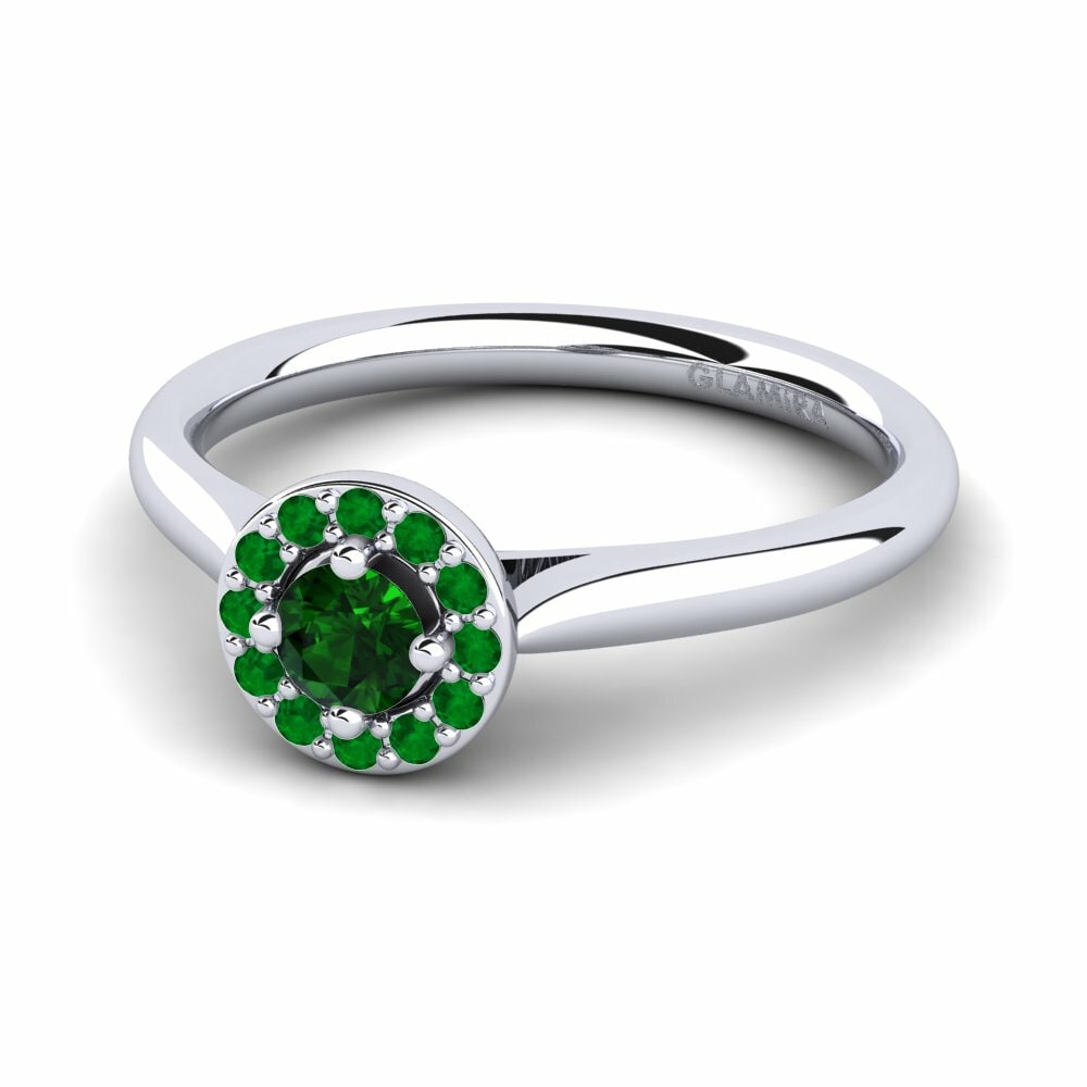 Green Tourmaline Engagement Ring Brianna