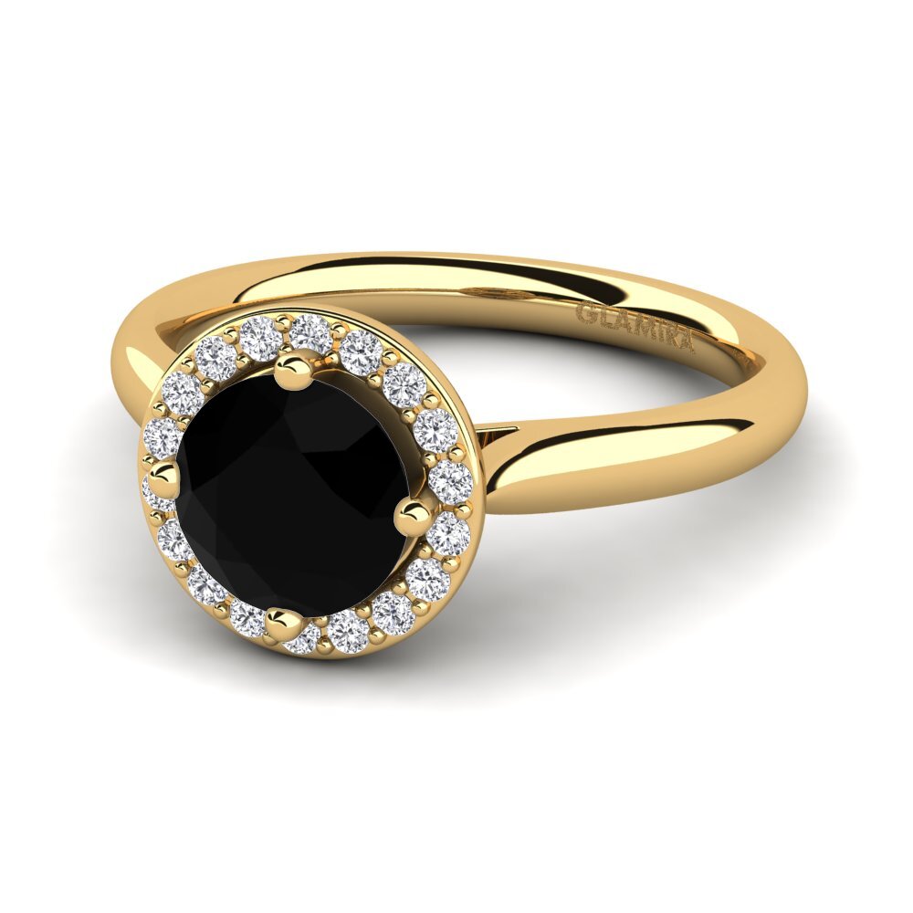 Sort Safir Forlovelsesring Brianna 1.0 crt