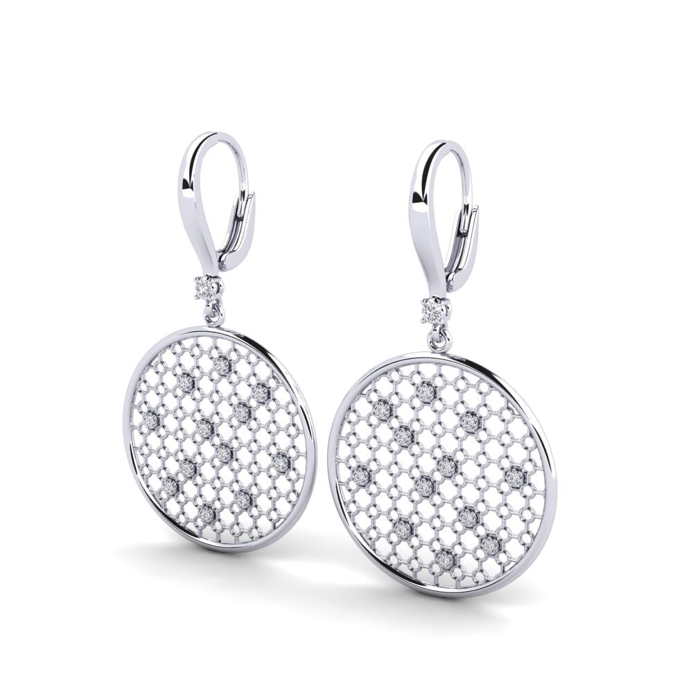 Diamant De Synthèse Boucle d'oreille femme Brick