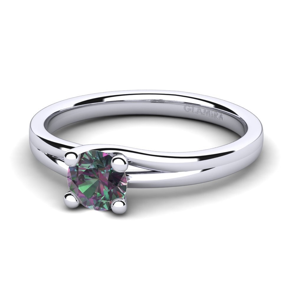 Mystic Topas Verlobungsring Bridal Heaven 0.5crt