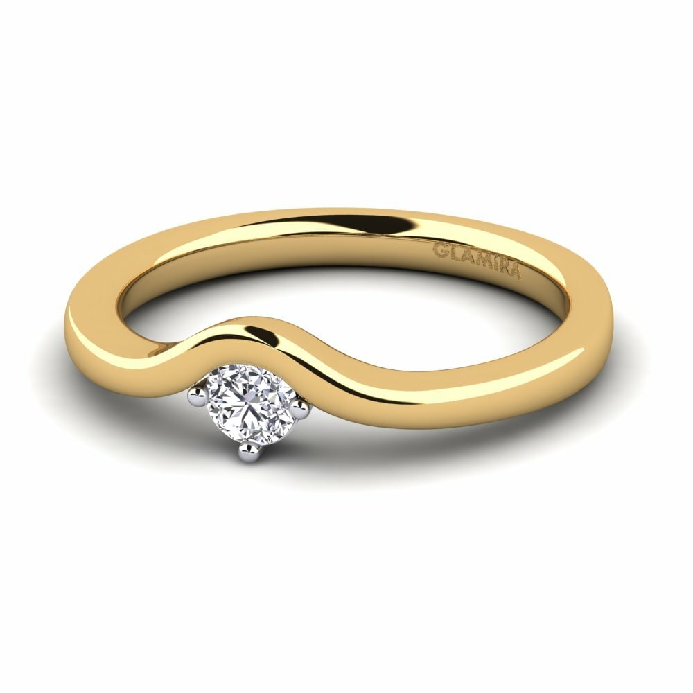 Rund Verlobungsringe Bridal Love 0.16 crt