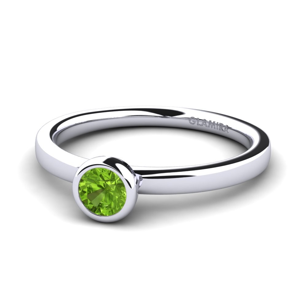 Peridot Engagement Ring Bridal Passion