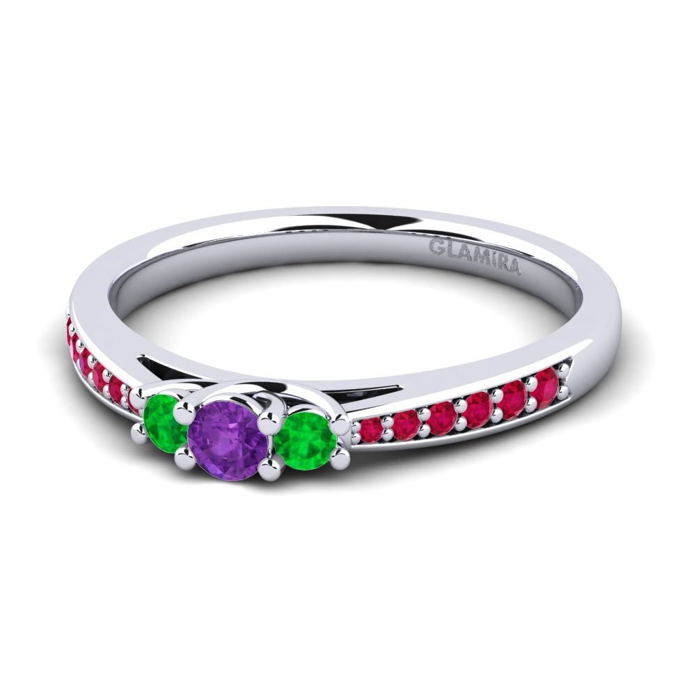 Amethyst Engagement Ring Brielle