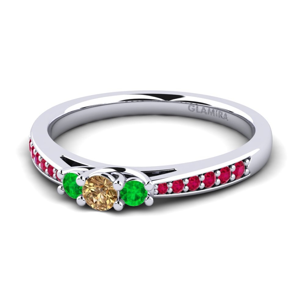Brown Diamond Engagement Ring Brielle