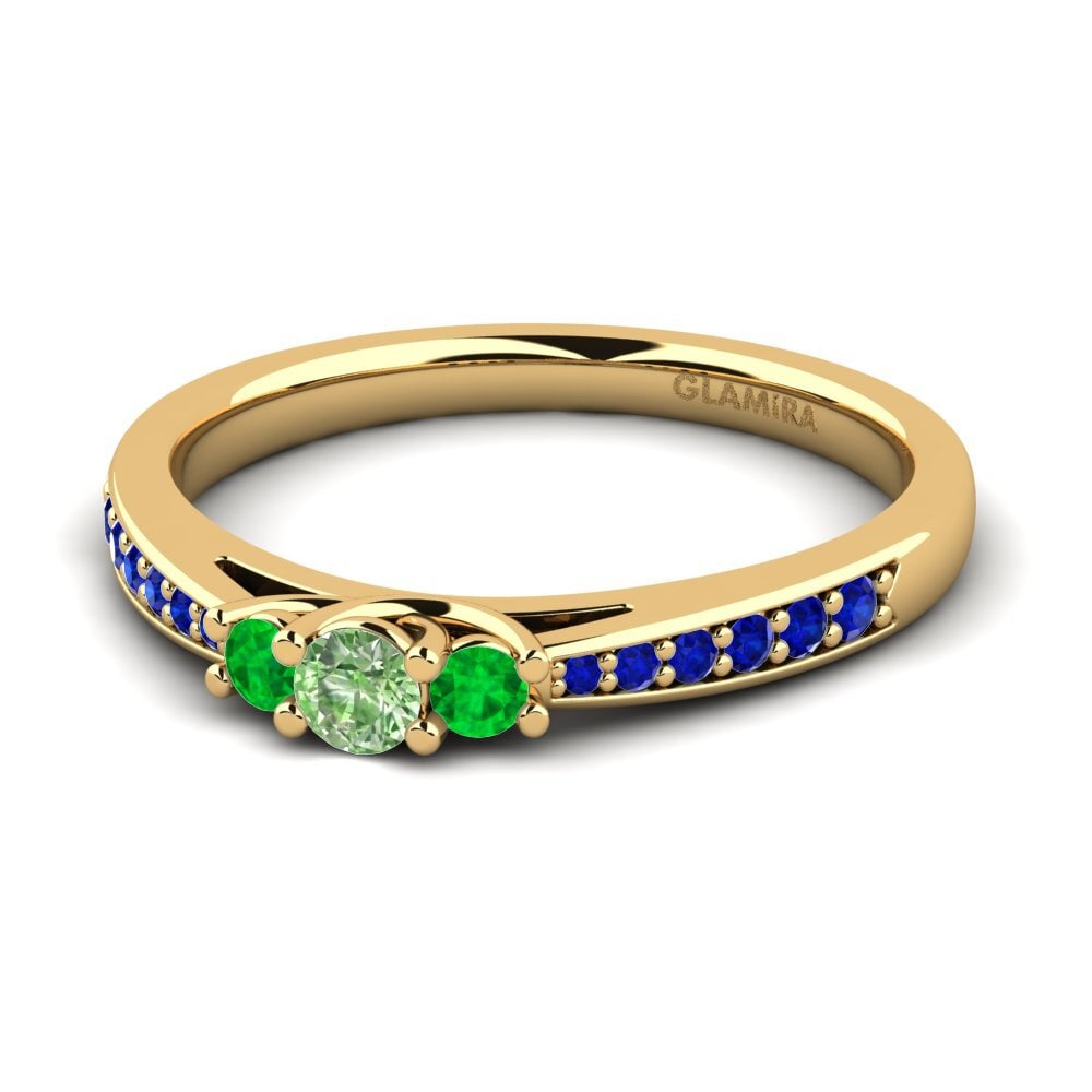 9k Yellow Gold Engagement Ring Brielle