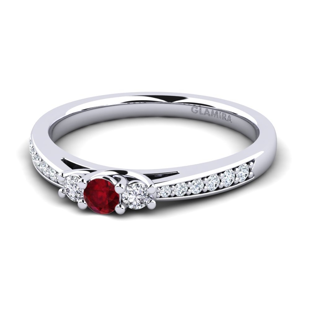 Rubí Anillo de compromiso Brielle