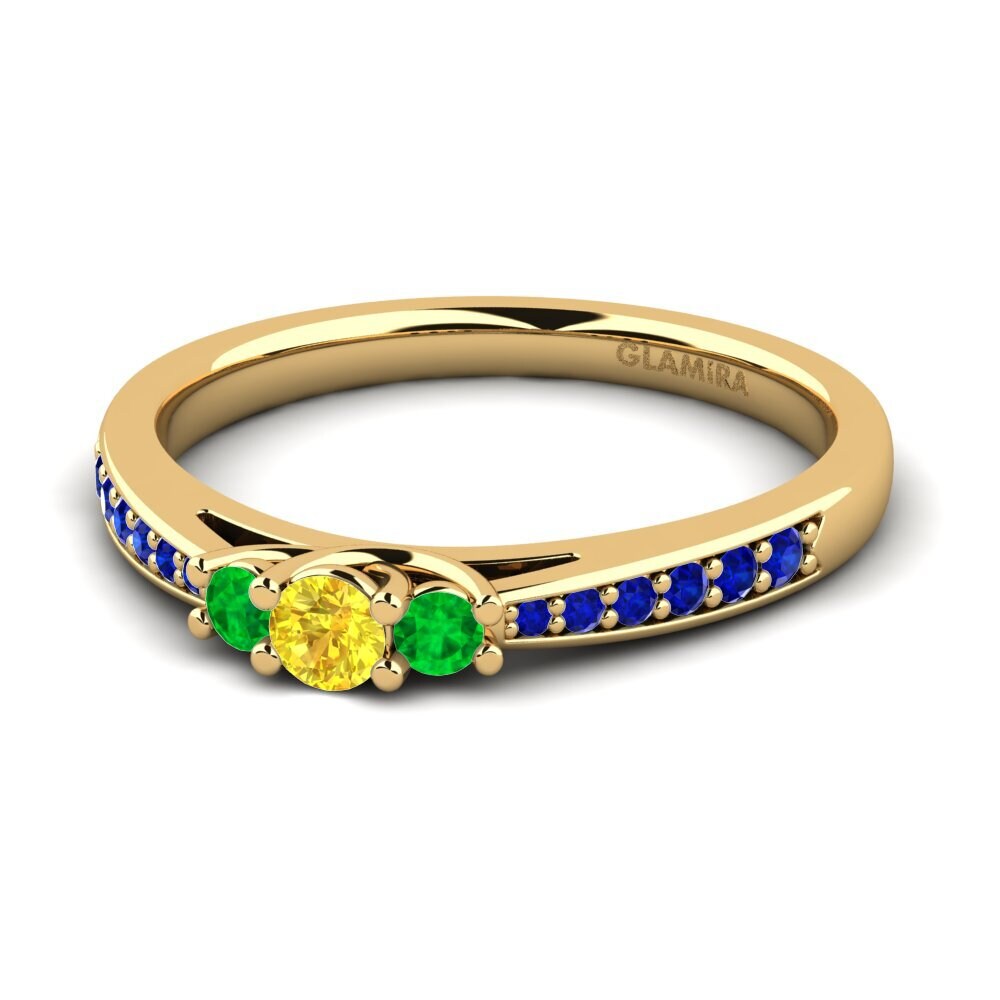 14k Yellow Gold Engagement Ring Brielle