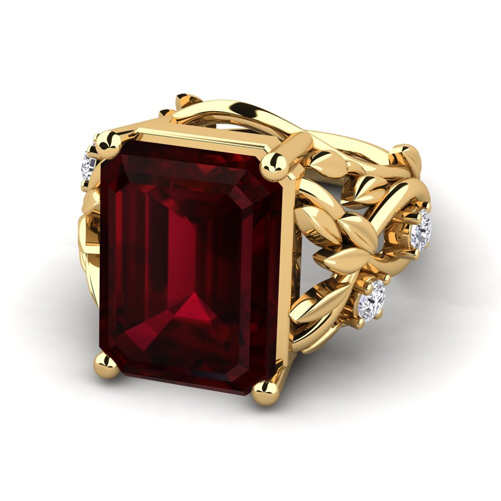 Garnet Ring Brigette