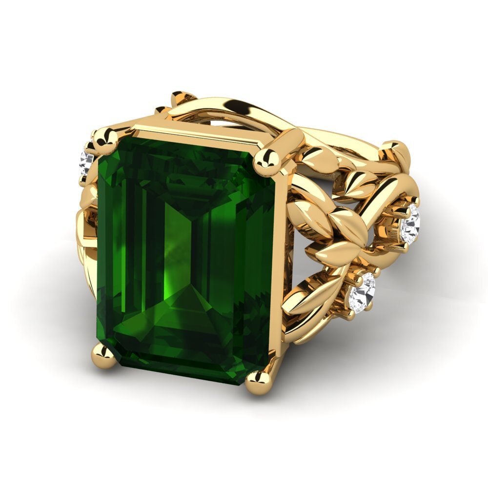 18k Oro Amarillo Anillo Brigette