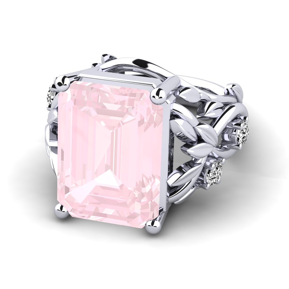 Rose Quartz Ring Brigette