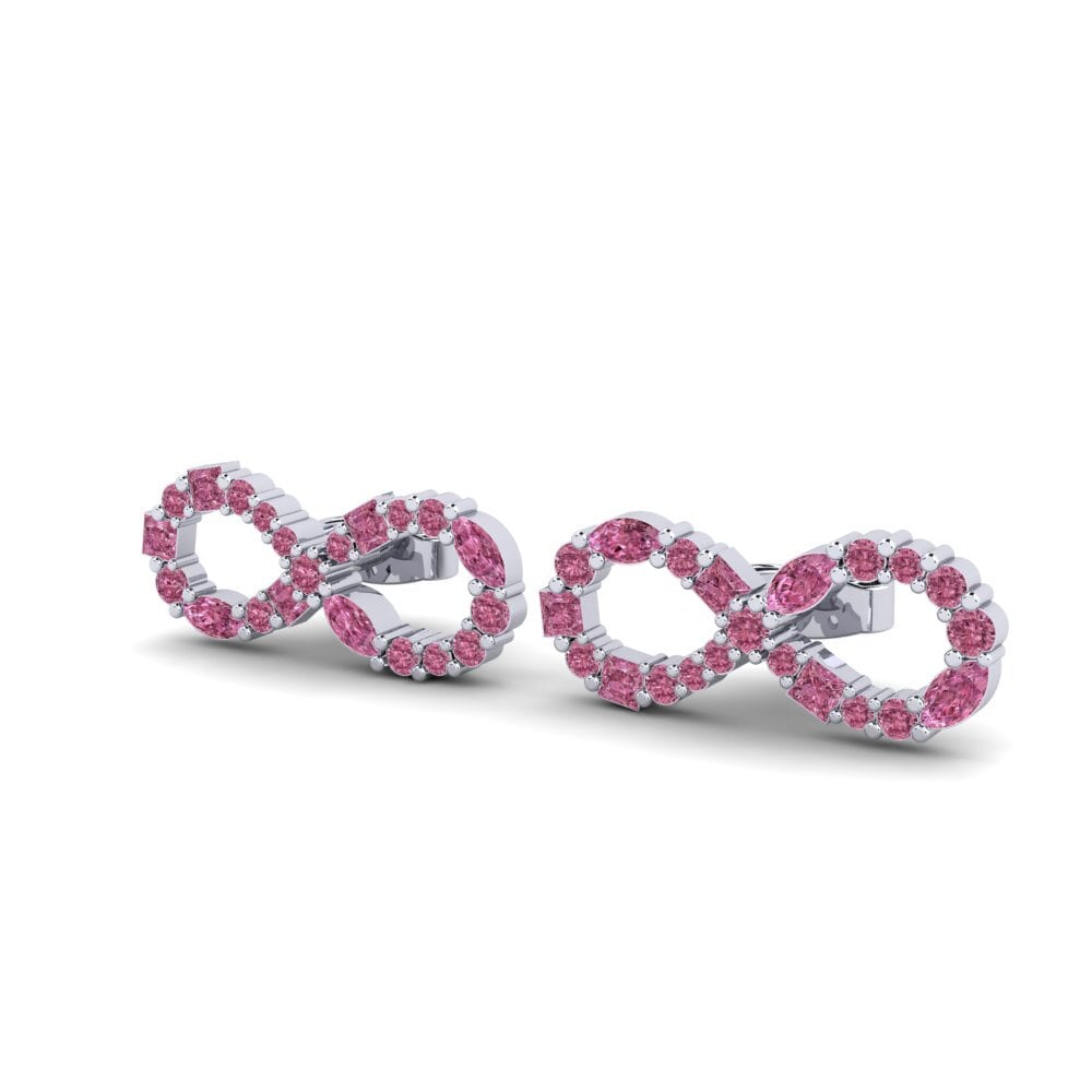 Mixed Rhodolite Garnet Women's Earring Brilliantami B