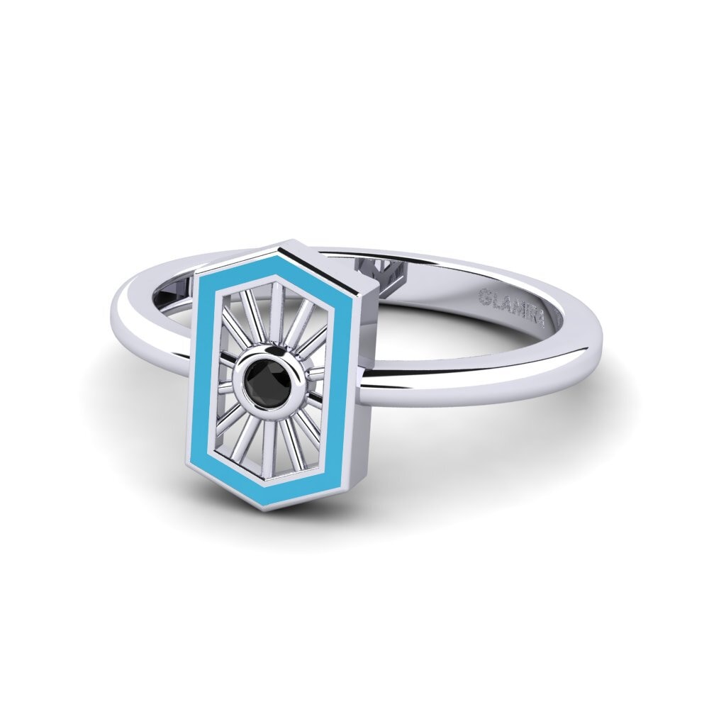 Schwarzer Diamant Ring Brit