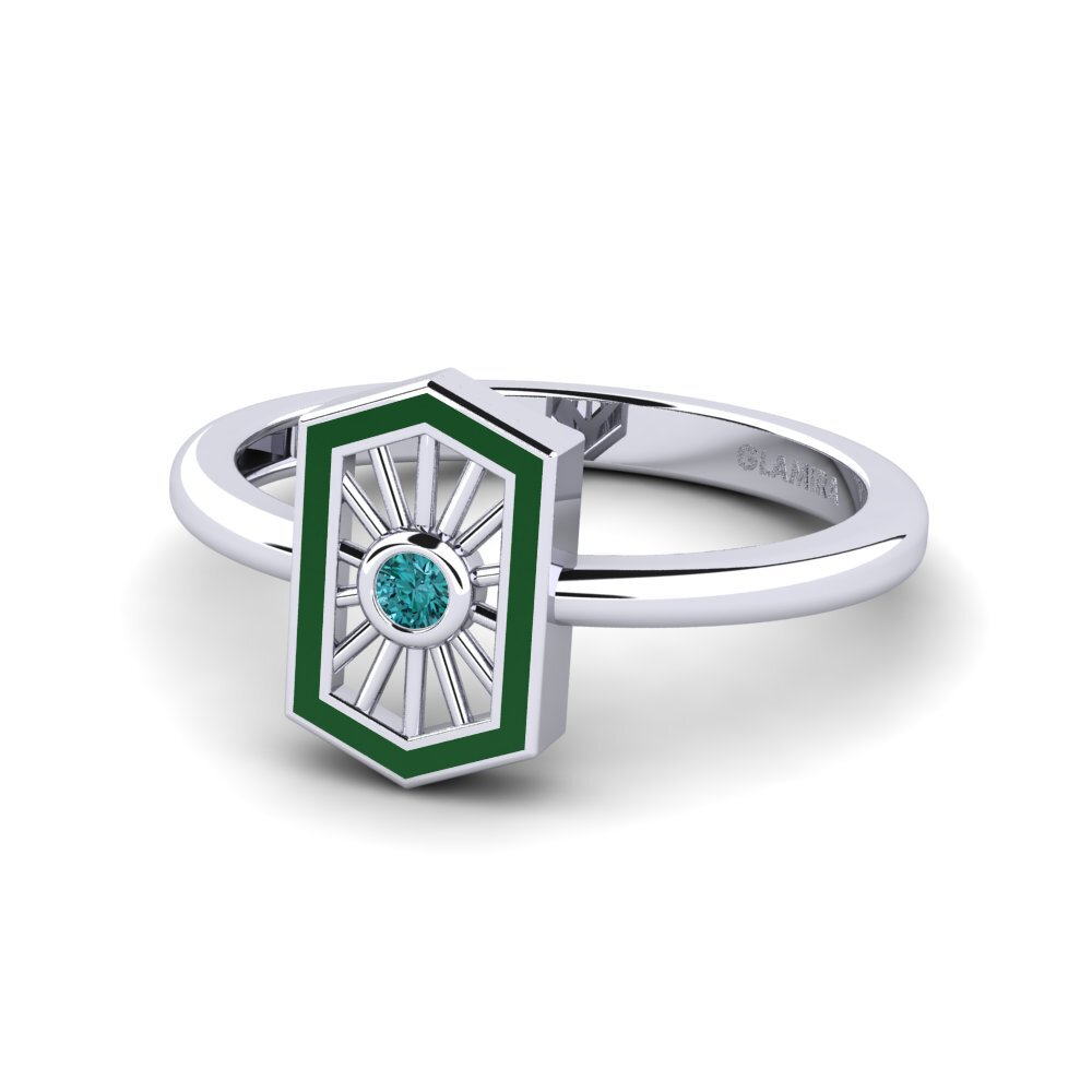 Blauer Diamant Ring Brit