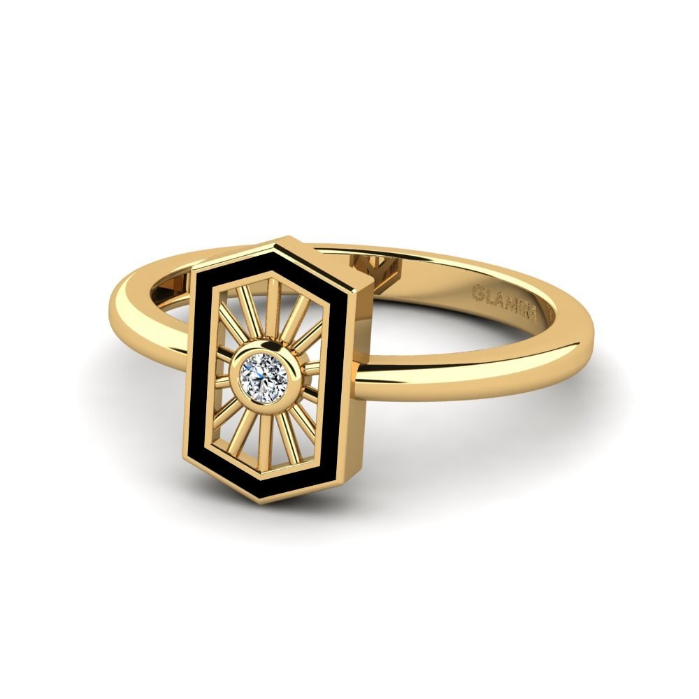 9ct Yellow Gold Ring Brit