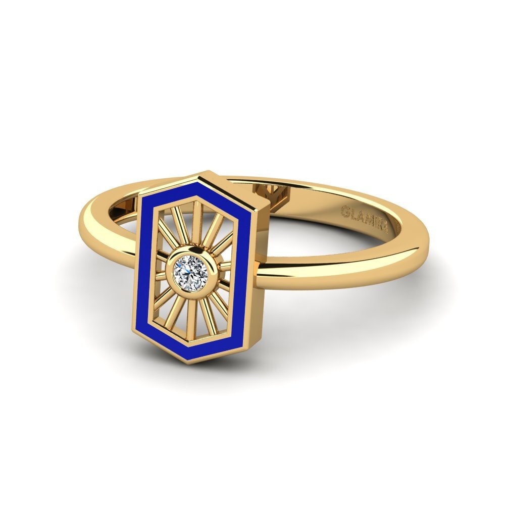 9ct Yellow Gold Ring Brit