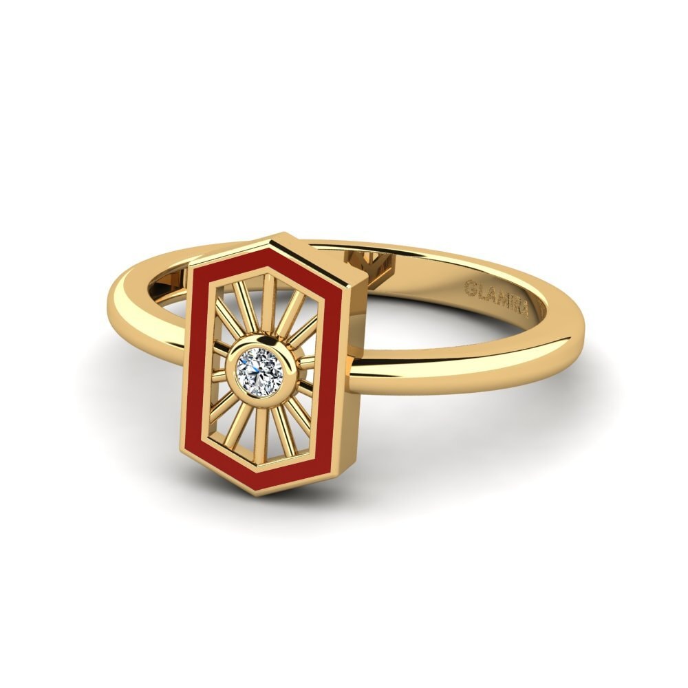 9ct Yellow Gold Ring Brit