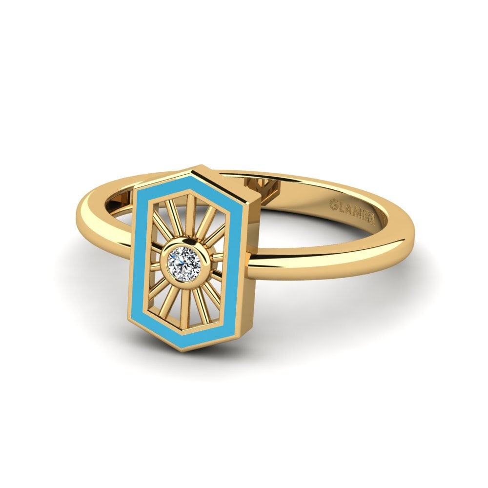 Gelbgold 375 Ring Brit