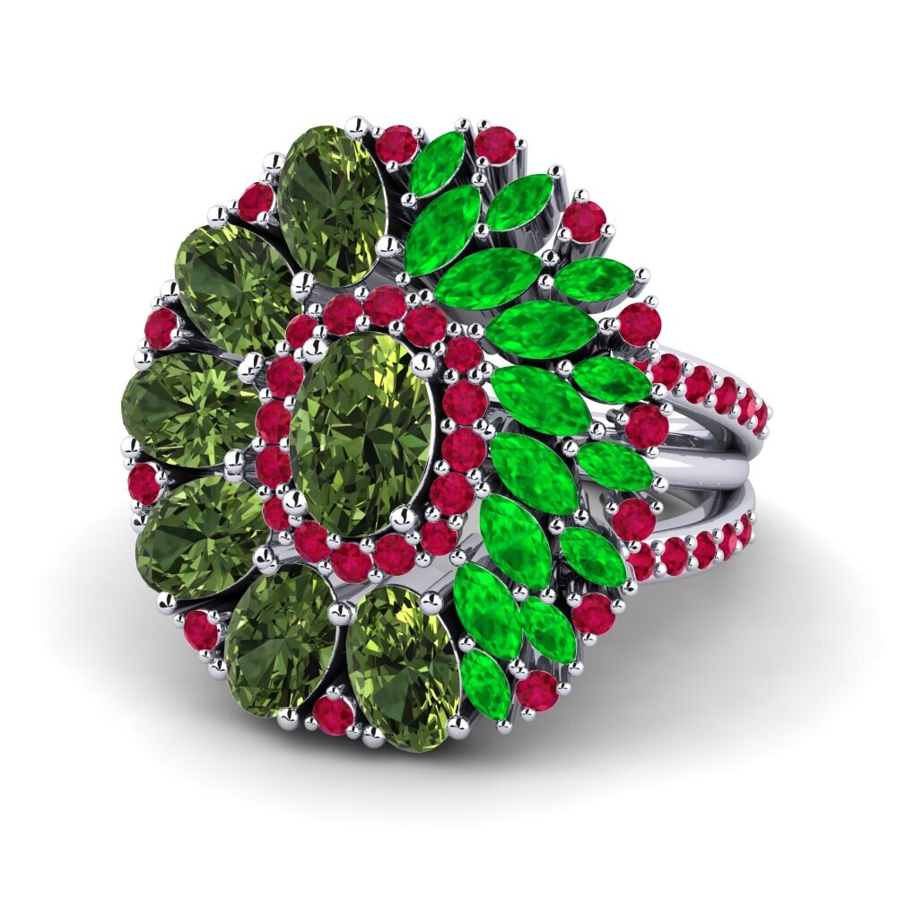 Green Sapphire Ring Britta