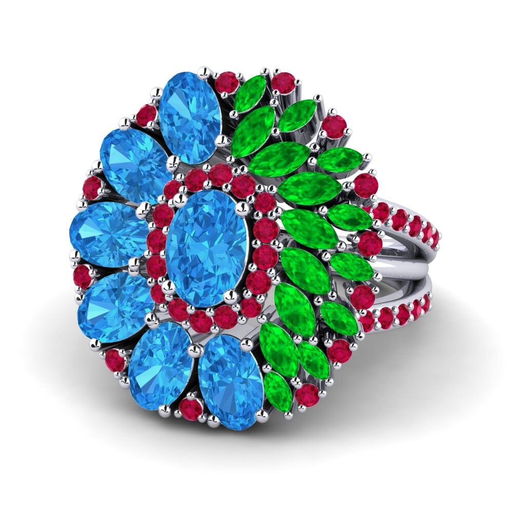 Blue Topaz Ring Britta