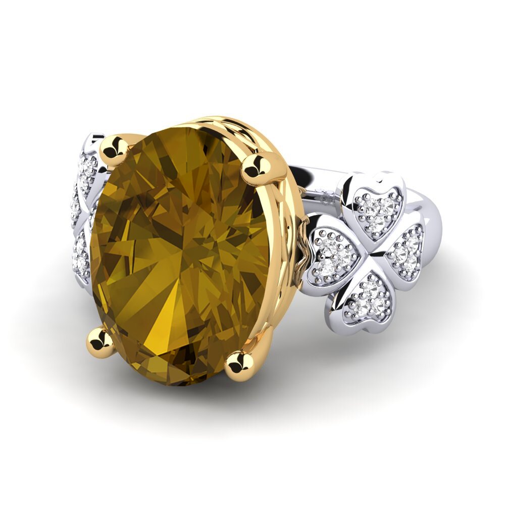 18ct White / Yellow Gold Ring Brittaney