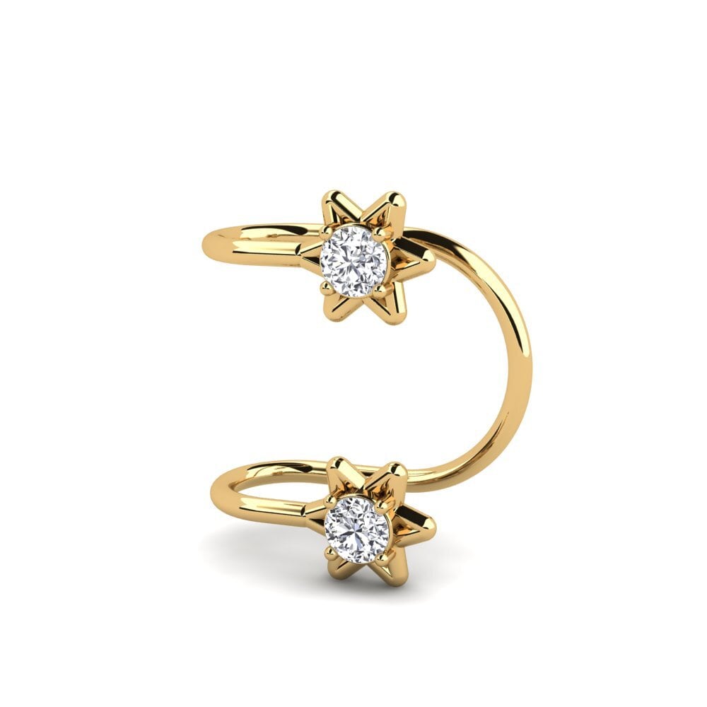 Diamant De Synthèse Boucle d'oreille femme Broach