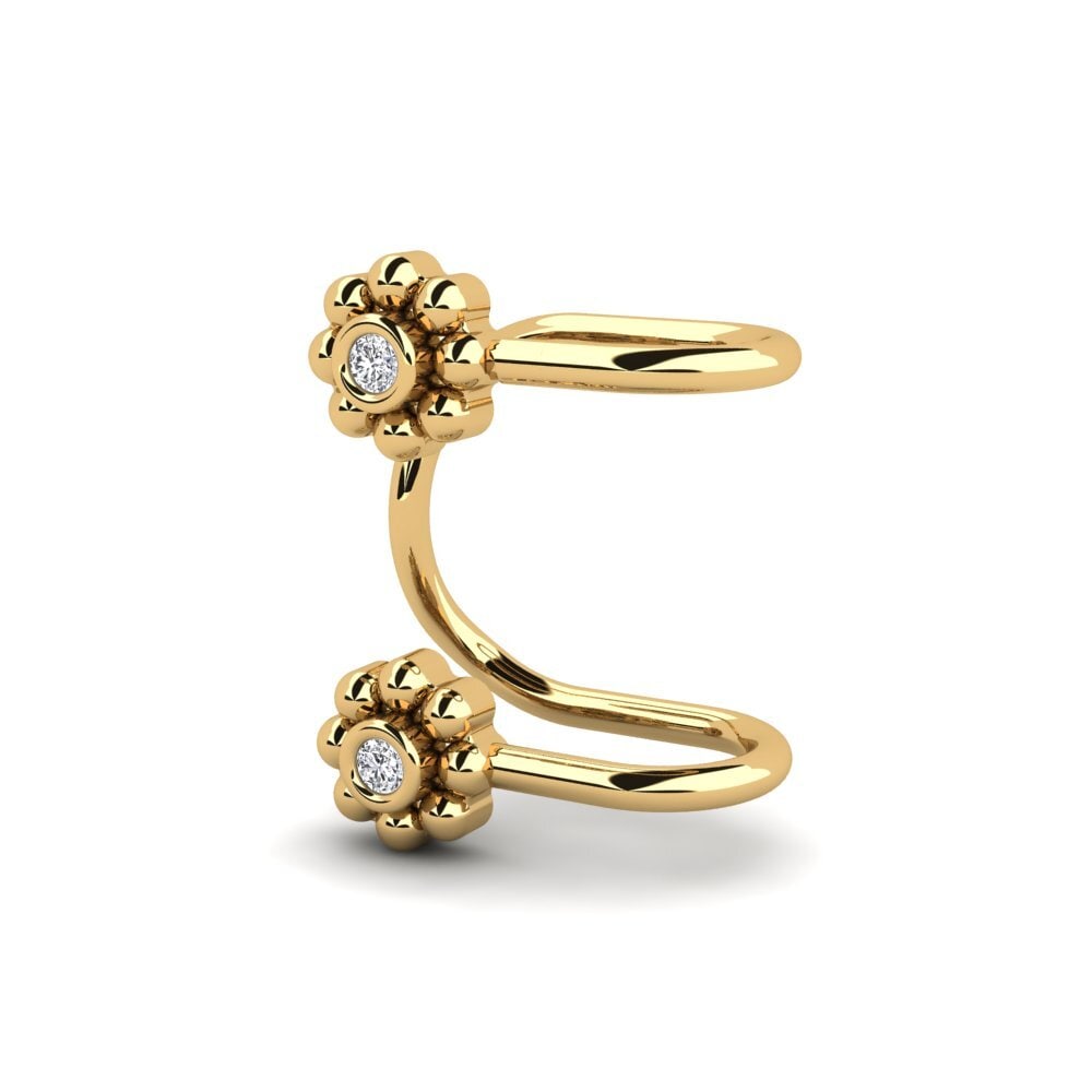 Diamant De Synthèse Boucle d'oreille femme Bryer