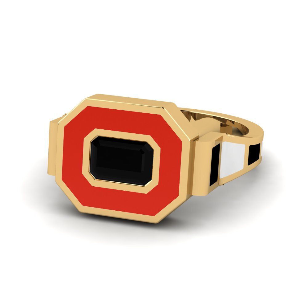 Schwarzer Saphir Ring Bryllu