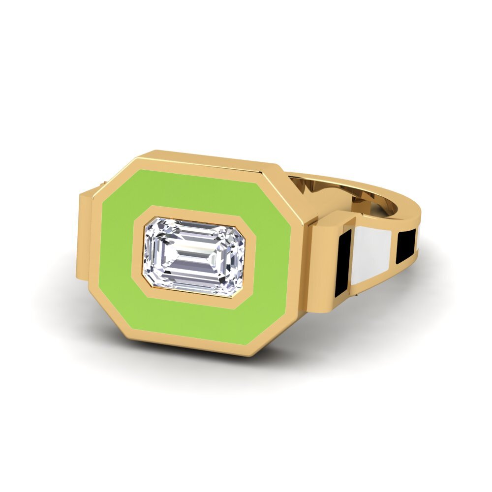 Labor-gezüchteter Diamant Ring Bryllu