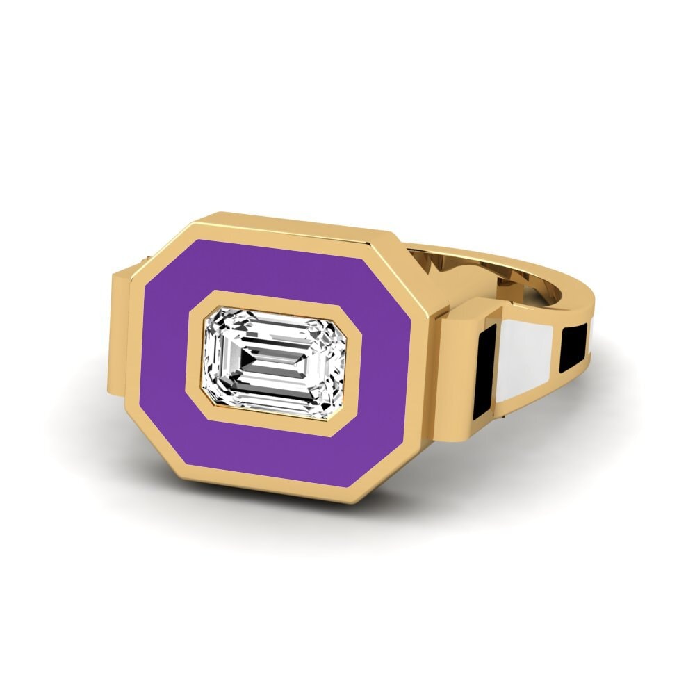 Moissanit Ring Bryllu