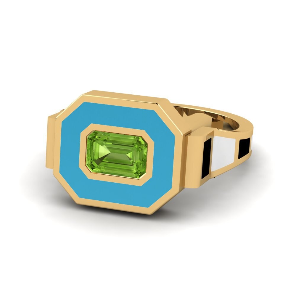 Peridoto Anillo Bryllu