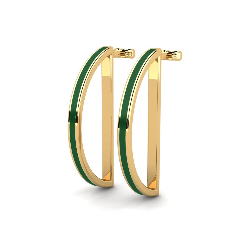 9k Oro Amarillo Pendientes Buadhachan