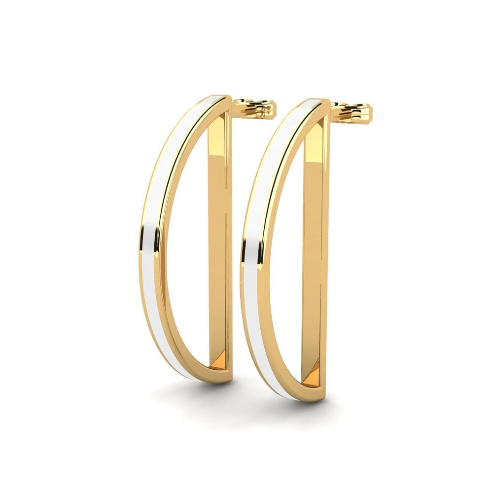 9k Oro Amarillo Pendientes Buadhachan