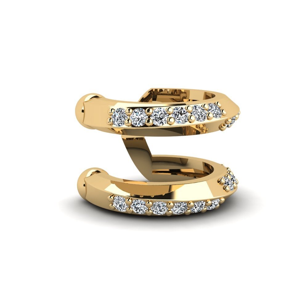 Zircone Boucle d'oreille femme Bucata