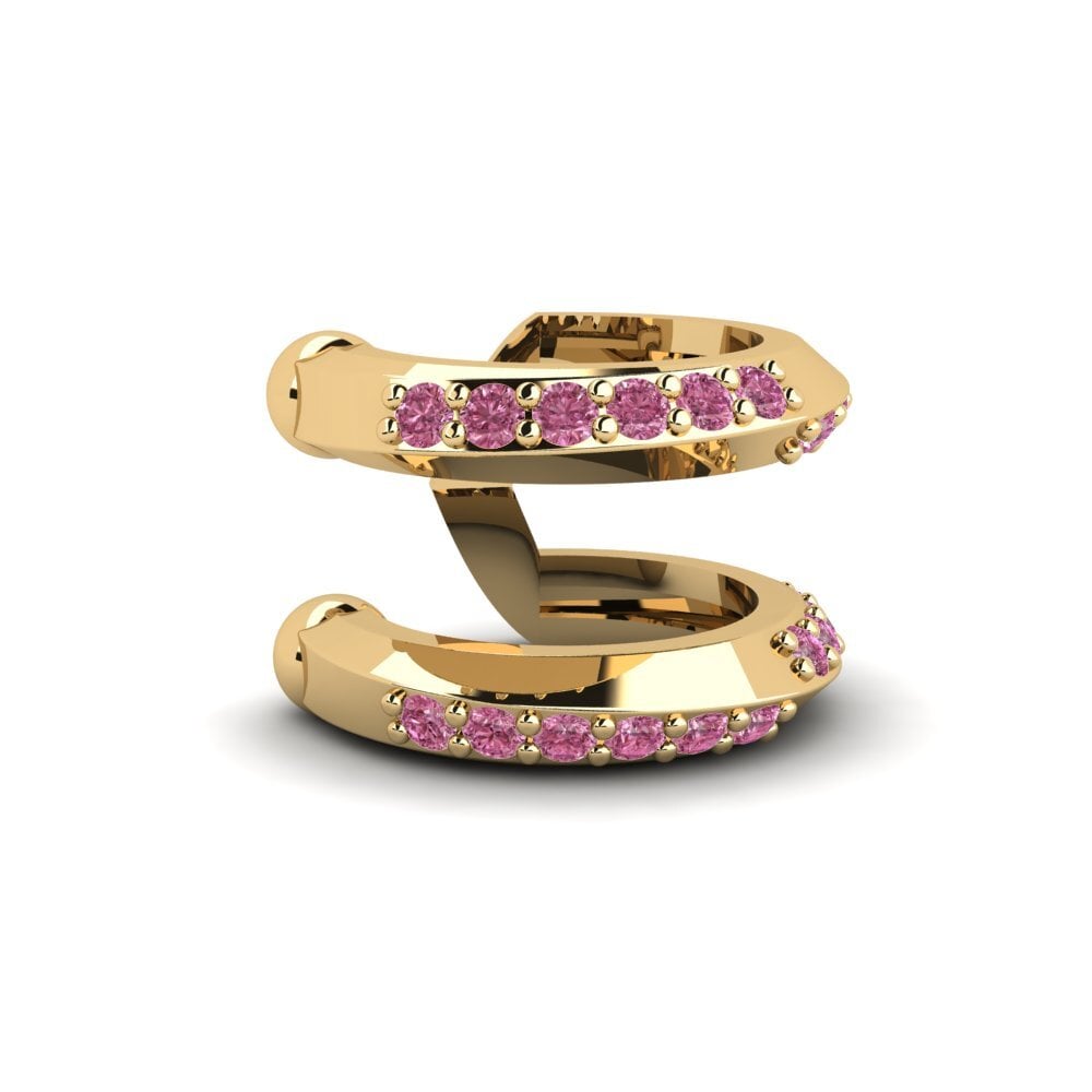 Granate Rhodolite Pendiente de mujer Bucata