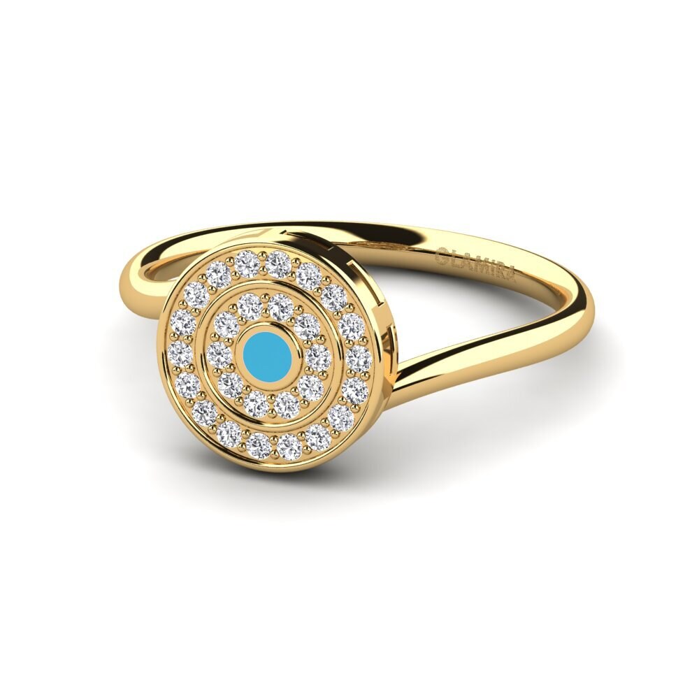 Gelbgold 375 Verlobungsring Bucheron
