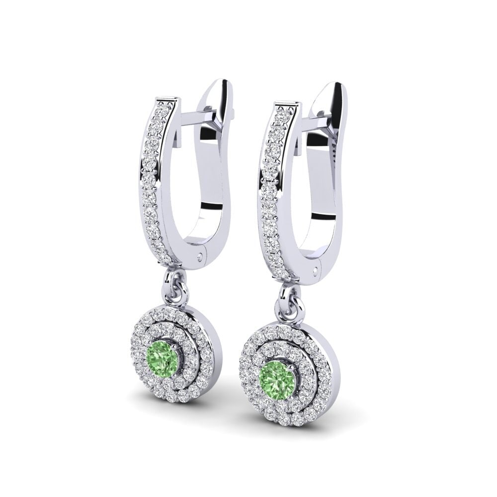Green Diamond Women's Earring Buffaloe