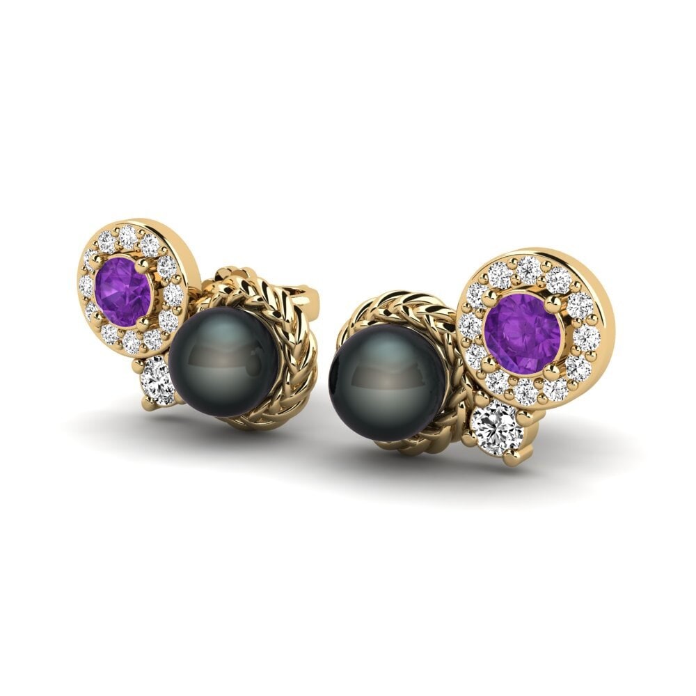Amethyst Women's Earring Bunga