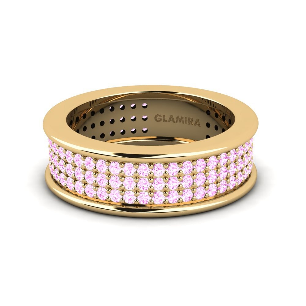 Rosa Saphir Pinker Ring Buork