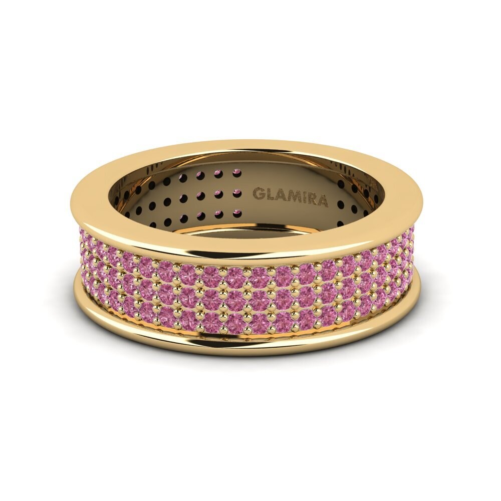 Granate Rhodolite Anillo meñique Buork