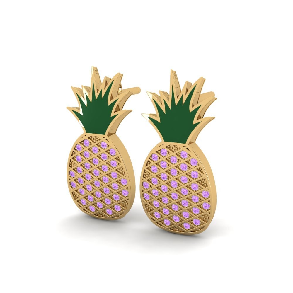 Amethyst Earring Burberra