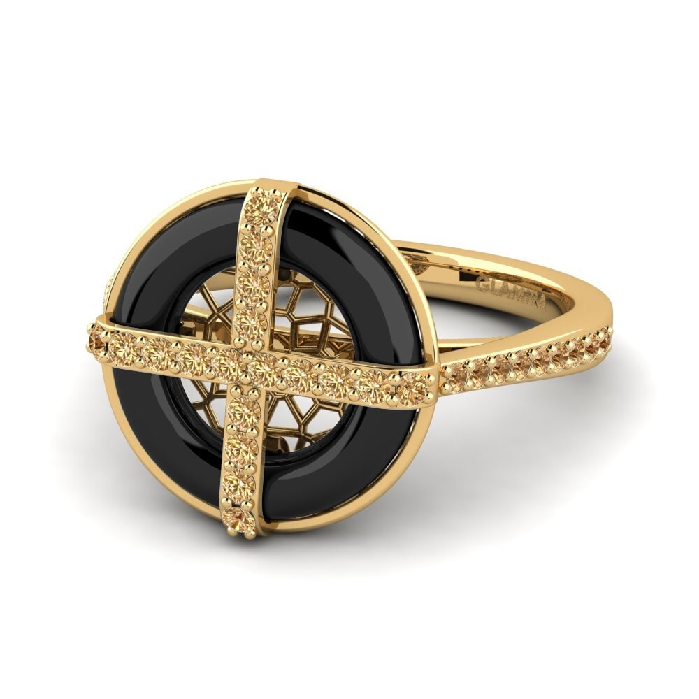Diamante café Anillo Burbidge