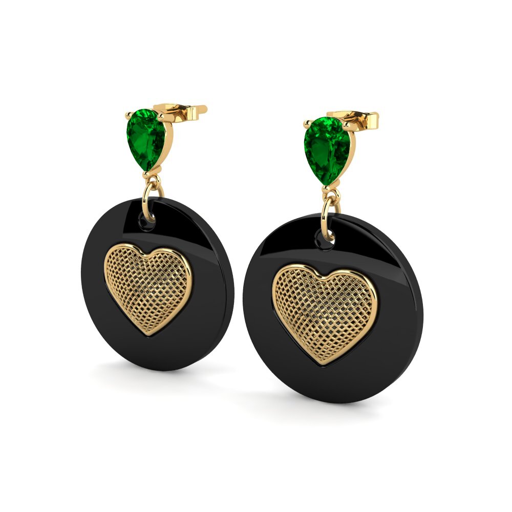Pear Green Zirconia Women's Earring Burghart