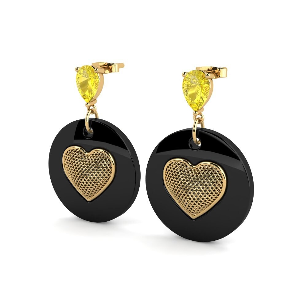 Yellow Sapphire Women's Earring Burghart