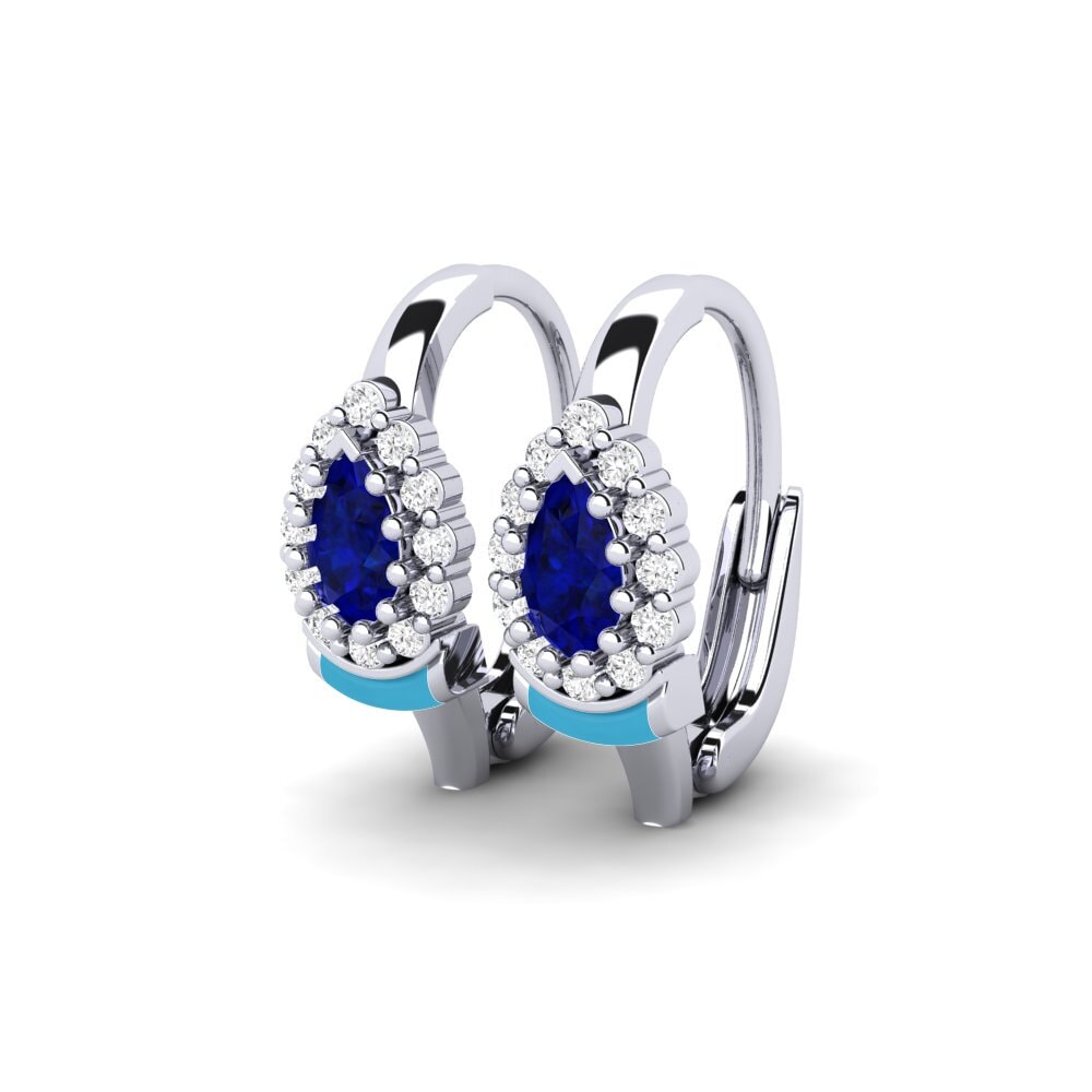 9ct White Gold Women's Earring Burnie