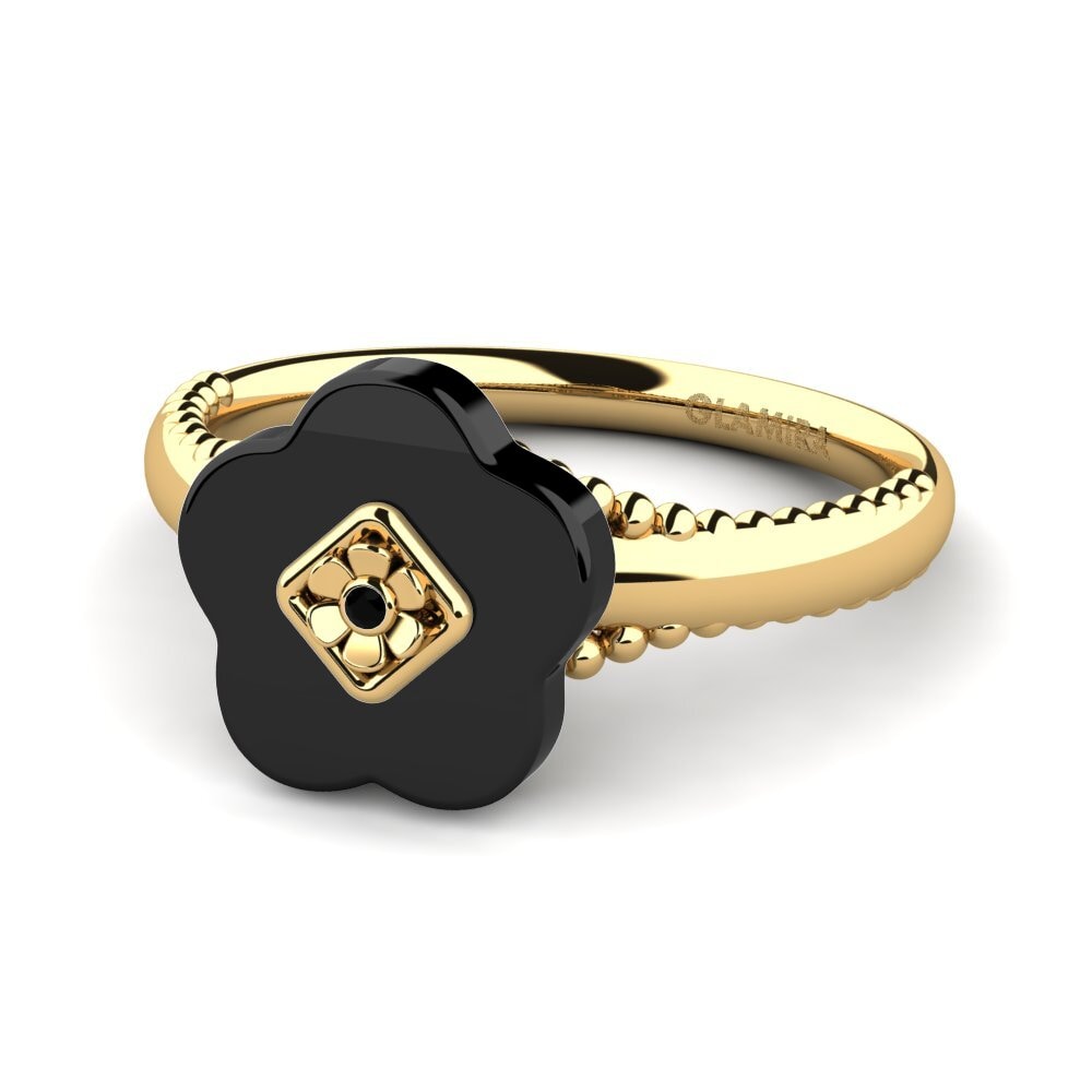 Schwarzer Onyx Ring Bushnell
