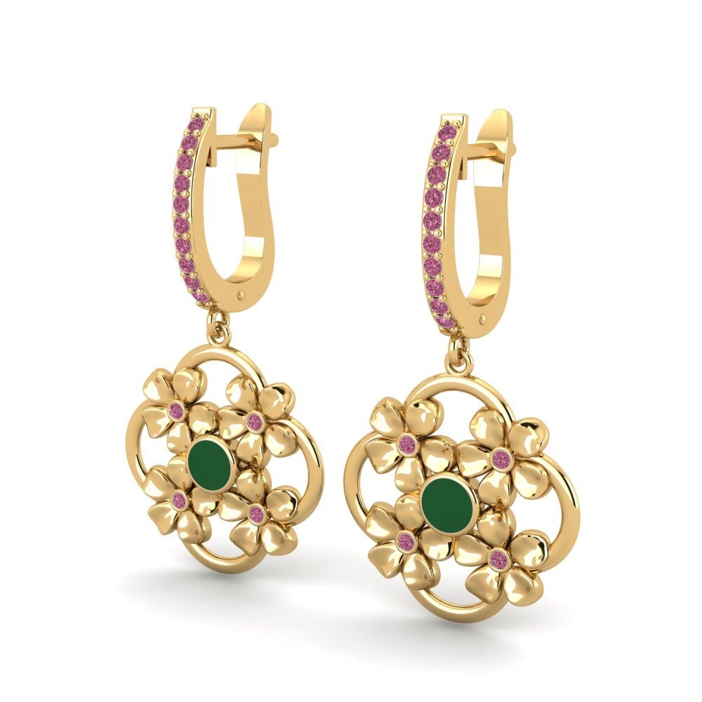 Rhodolite Garnet Women's Earring Cabriolet