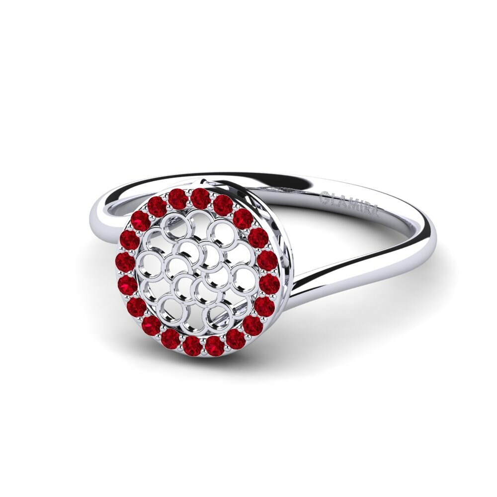 ruby-zirconia Cincin Cacahuette