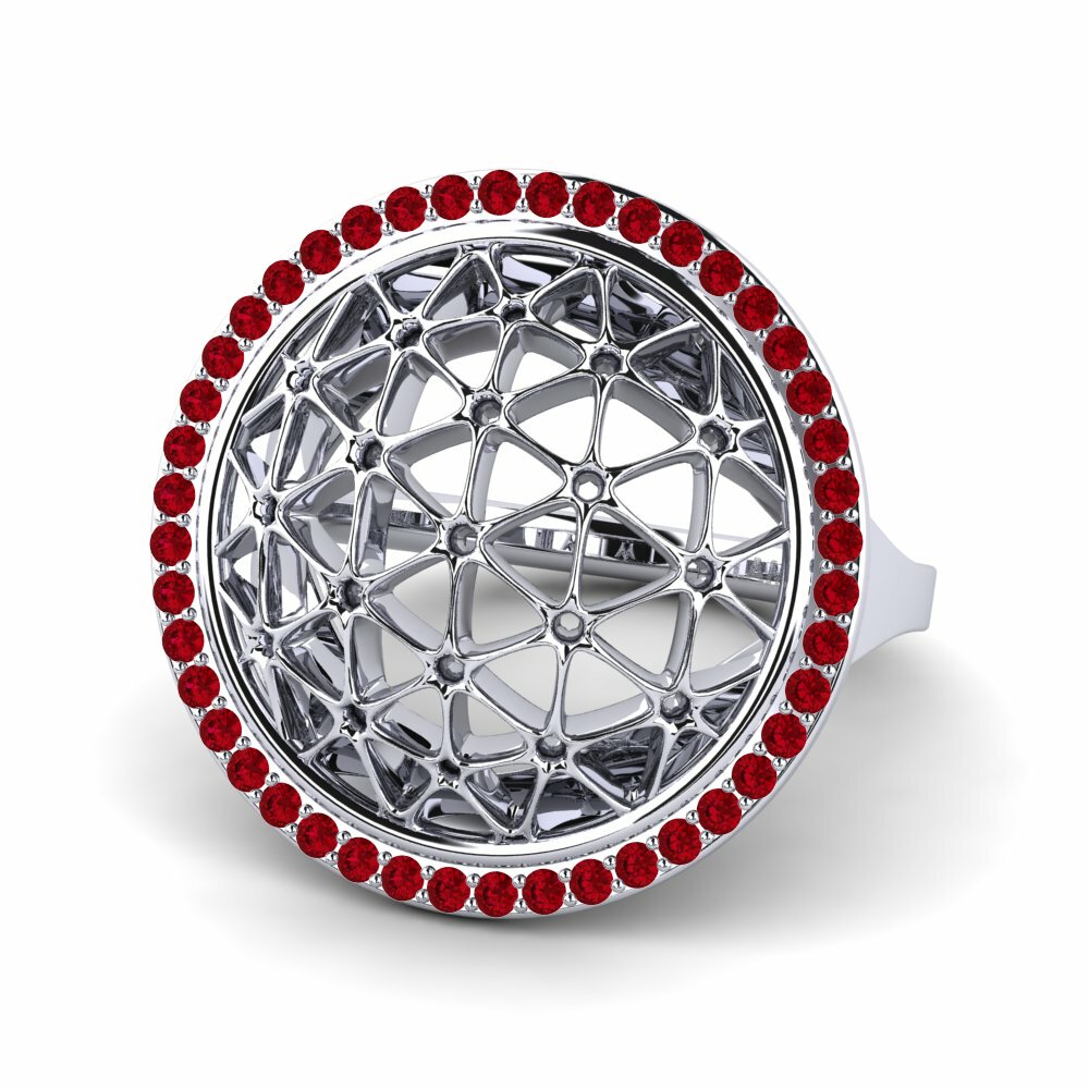 ruby-zirconia Cincin Cacteesa